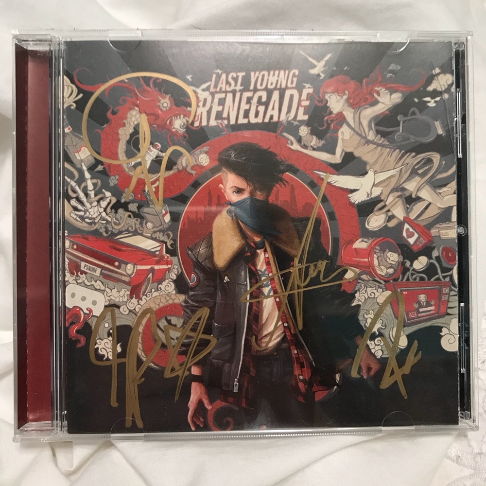 SIGNED Copy of Last Young Renegade by All Time Low